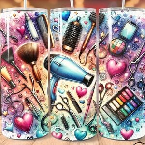 Colorful Hair Stylist Tumbler